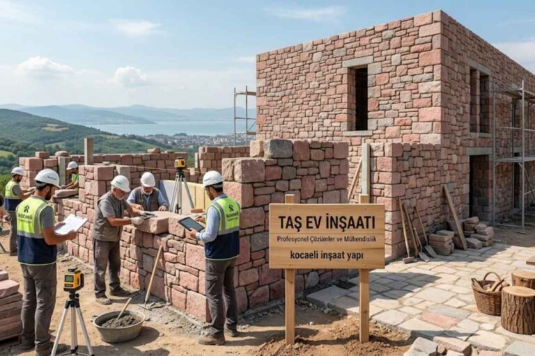 Taş ev inşaatında profesyonel çözümler sunalım kocaeli inşaat yapı şantiyesi mimari proje uygulaması