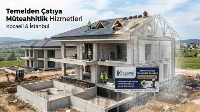 Temelden çatıya müteahhitlik hizmetleri