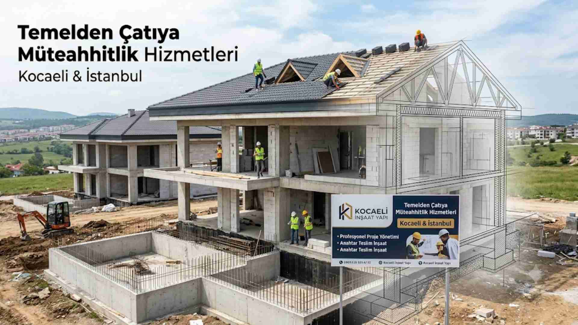 Temelden çatıya müteahhitlik hizmetleri